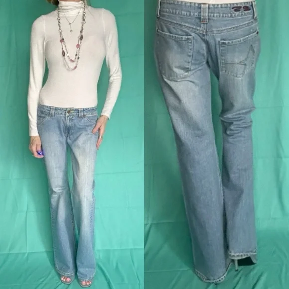 Reo Starr Flare vintage jeans Sz 27 - Picture 8 of 17